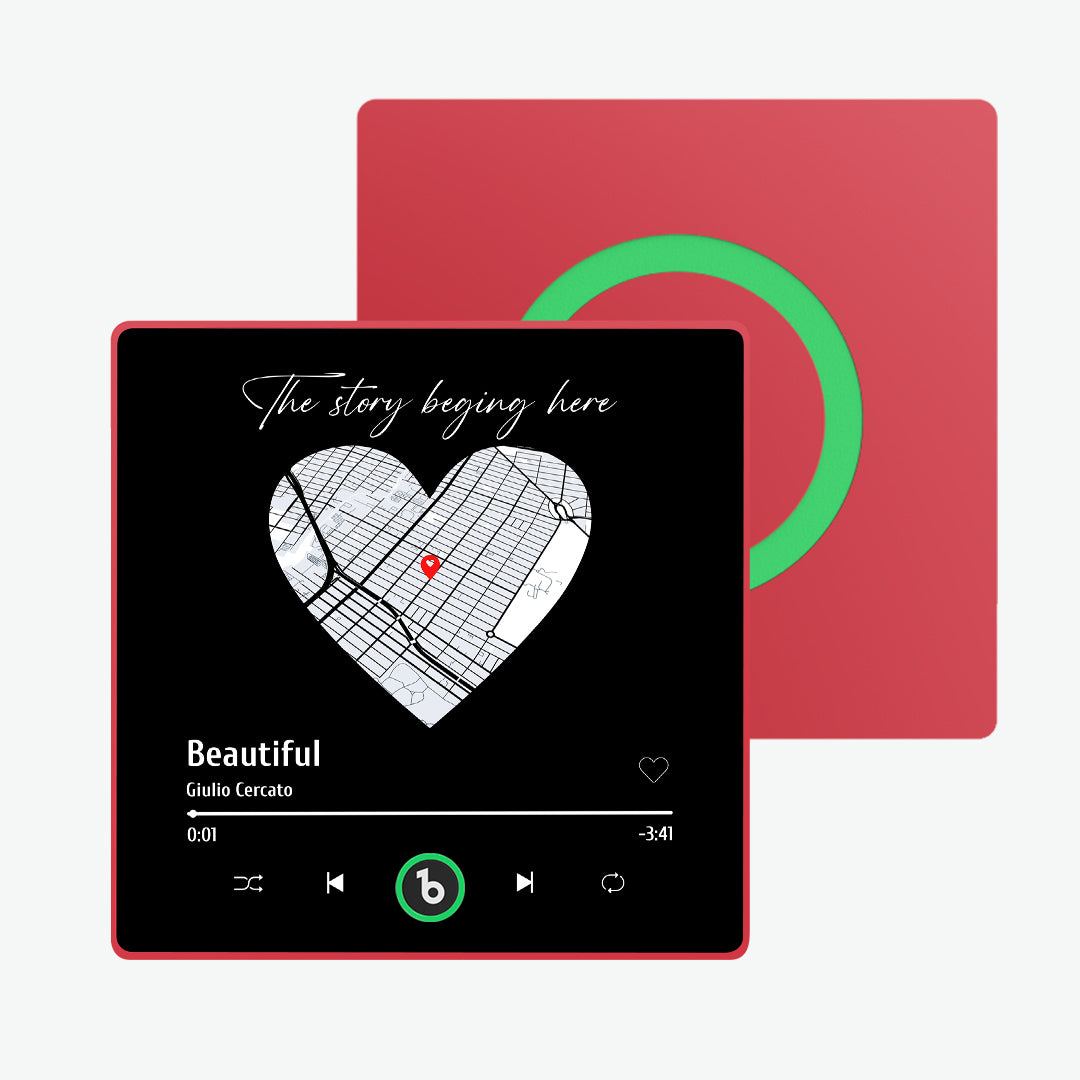 Group of FridgeBeats magnets in different photo designs – unique musical party favours and keepsakes