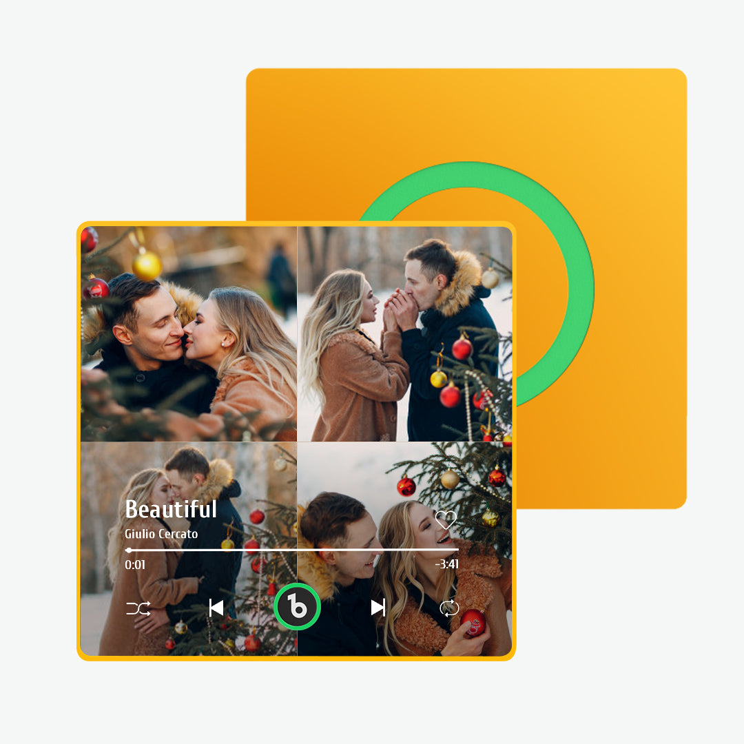 Custom Framed Music Fridge Magnet - Personalised Playable Song Gift with 4.0 Upgrade