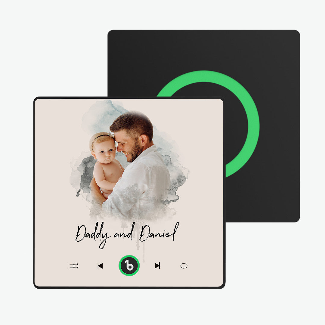 Personalised Framed Music Fridge Magnet - Plays Custom Songs Without Phone | Unique Gift