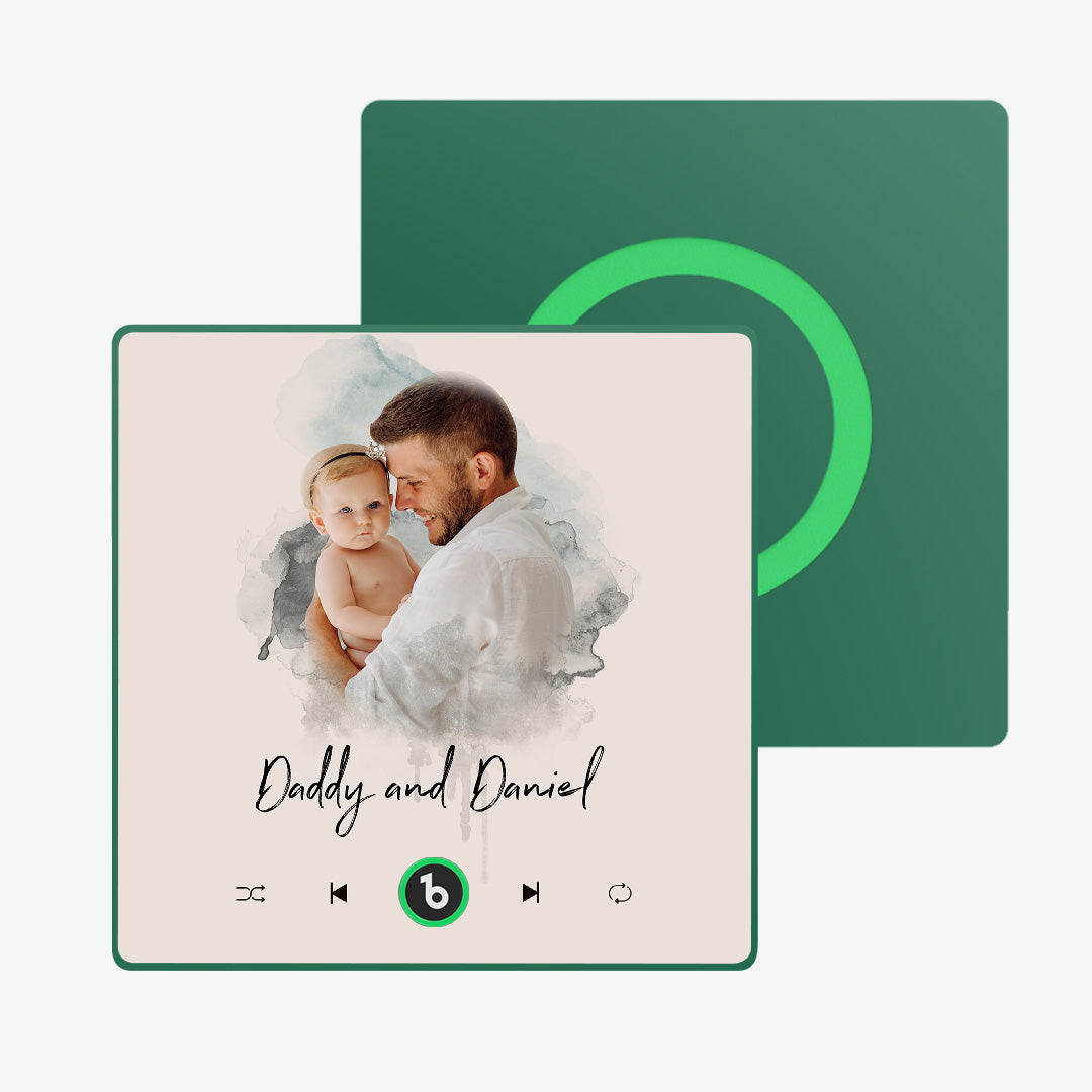 Personalised Framed Music Fridge Magnet - Plays Custom Songs Without Phone | Unique Gift