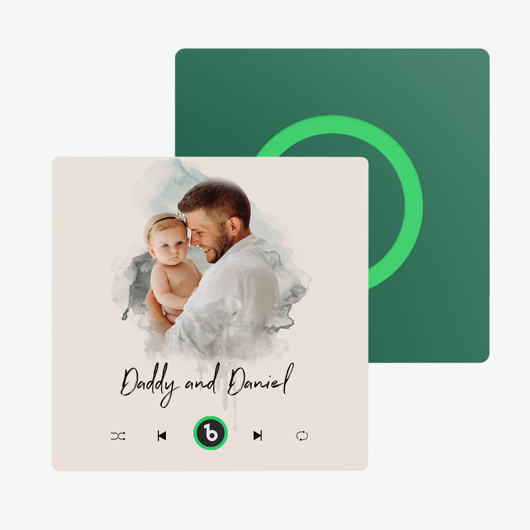 Frameless Custom Music Fridge Magnet 4.0 | Personalised Photo & Music Gift
