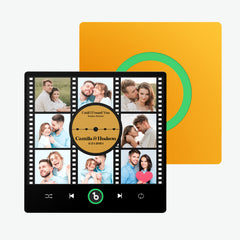 FridgeBeats 4.0 Frameless Custom Music Fridge Magnet - Personalised Photo & Sound Gift