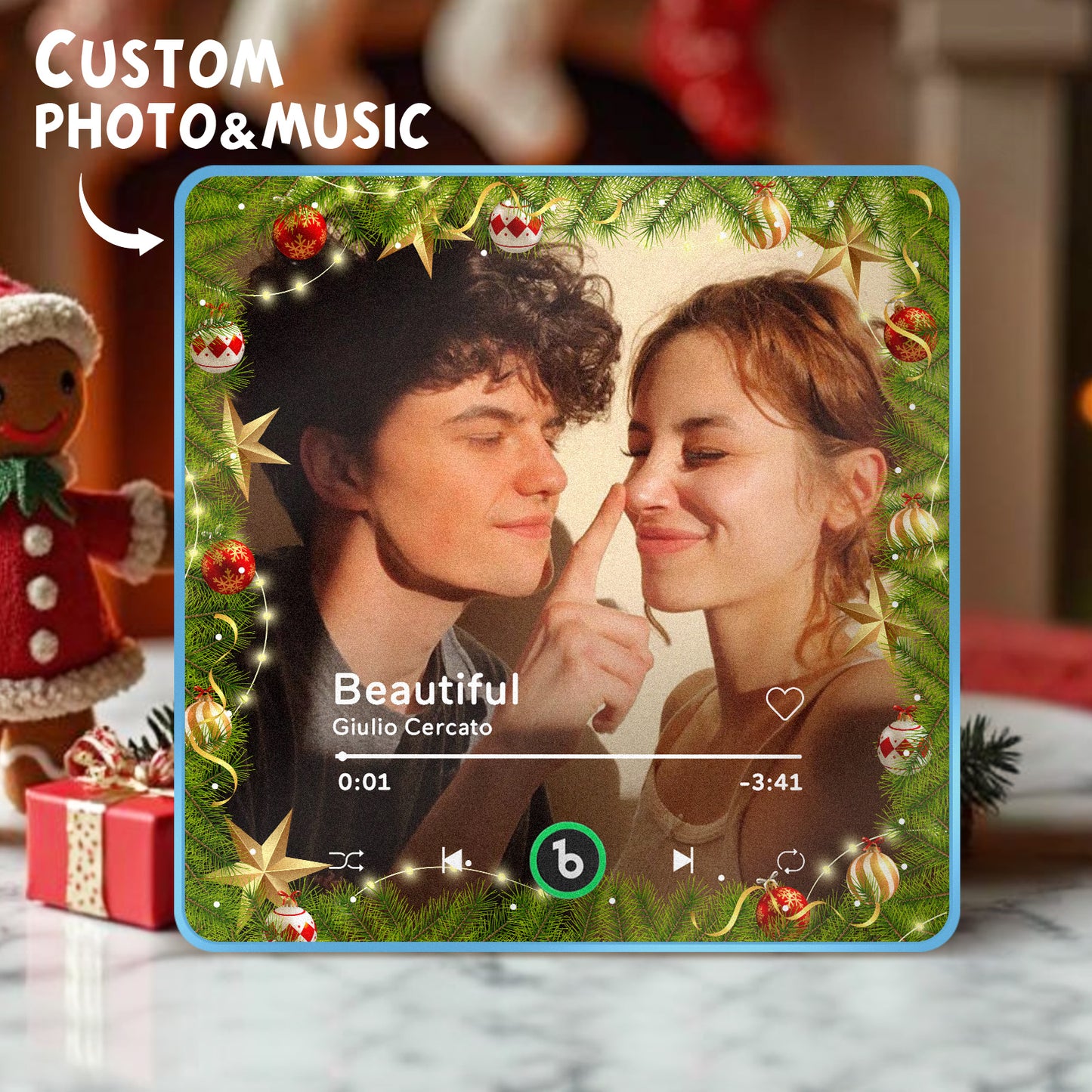 Demonstration of Bluetooth pairing with FridgeBeats 4.0 Pro and smartphone — play your personalised MP3 from the framed fridge magnet