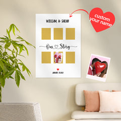 Personalised Scratch Off Bucket List Poster | Custom Couples Wedding Gift