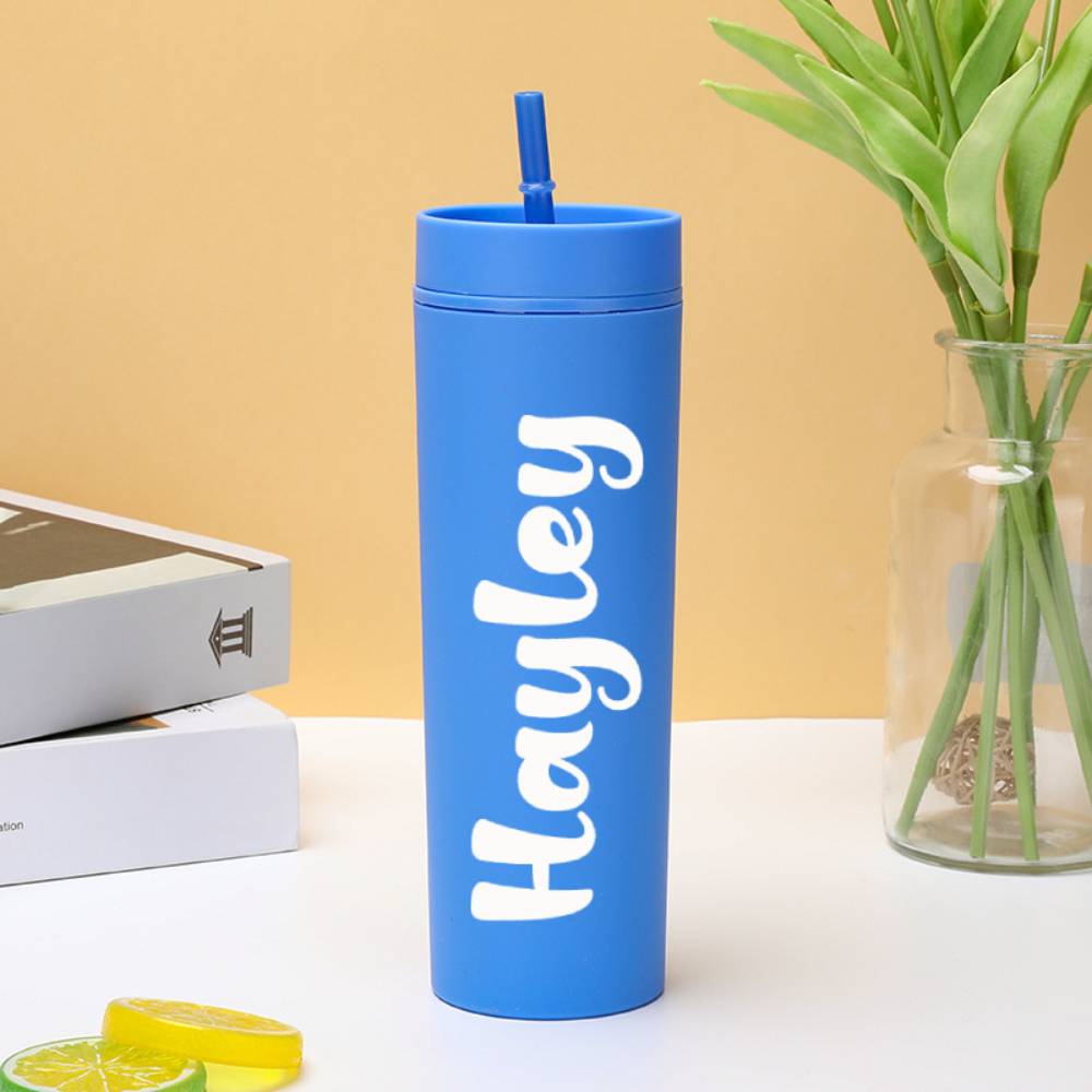 Personalised Engraved Plastic Sippy Cup - Wedding Gift & Bridesmaid Present