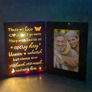 Personalized Photo Frame with Lights Gift for Father Mother Lover