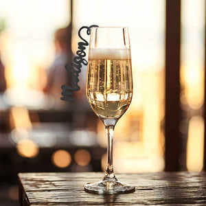 Personalized Place Cards for the Champagne Flute Name Cards Wedding Table Decoration