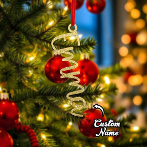 Personalized Name Christmas Tree Ornament Christmas Stocking Gift Tag Decoration Gift