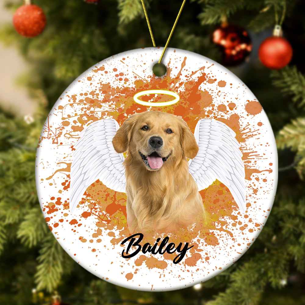 Personalized Pet Memorial Photo Ornament Christmas Tree Decoration Gift for Pet Lovers
