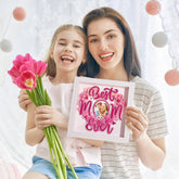 Personalised Flower Photo Shadow Box - Unique Mother's Day Gift UK