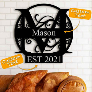 Custom Family Name Decor Last Name Sign Best Wedding Gift for Your Loved Ones