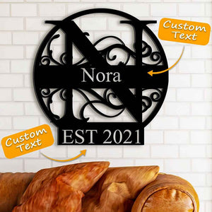 Custom Family Name Decor Last Name Sign Best Wedding Gift for Your Loved Ones