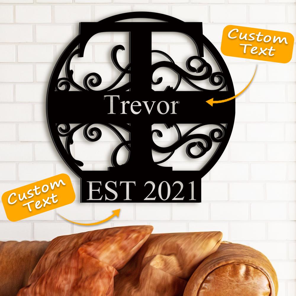Personalised Family Name Sign | Custom Wedding & Housewarming Gift UK