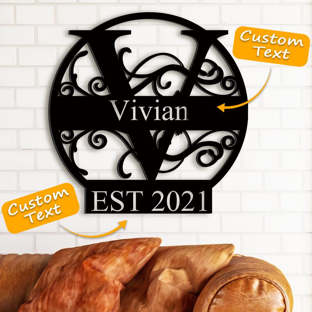 Personalised Family Name Sign | Custom Wedding & Housewarming Gift UK