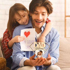 Personalized Father's Day Wooden Sign Dad Wooden Plaque Gift for Dad