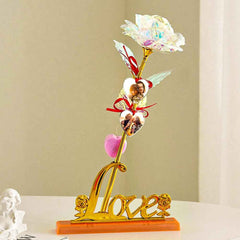 Custom Photo Rose Flower Artifical Galaxy Rose Creative Gift for Women