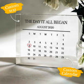 Ornamented anniversary gifts that can be customized with special dates and copywriting