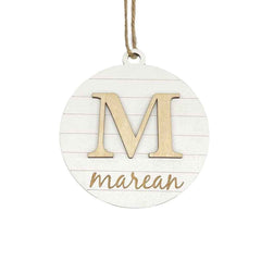 Custom Engraved Name Christmas Ornament Personalized Wooden Ornament Christmas Tree Decoration