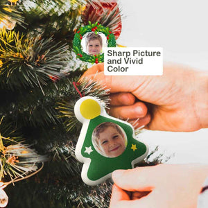 Personalized Christmas Tree Ornament Hanging Doll Decoration for Christmas Gift 3 Pcs