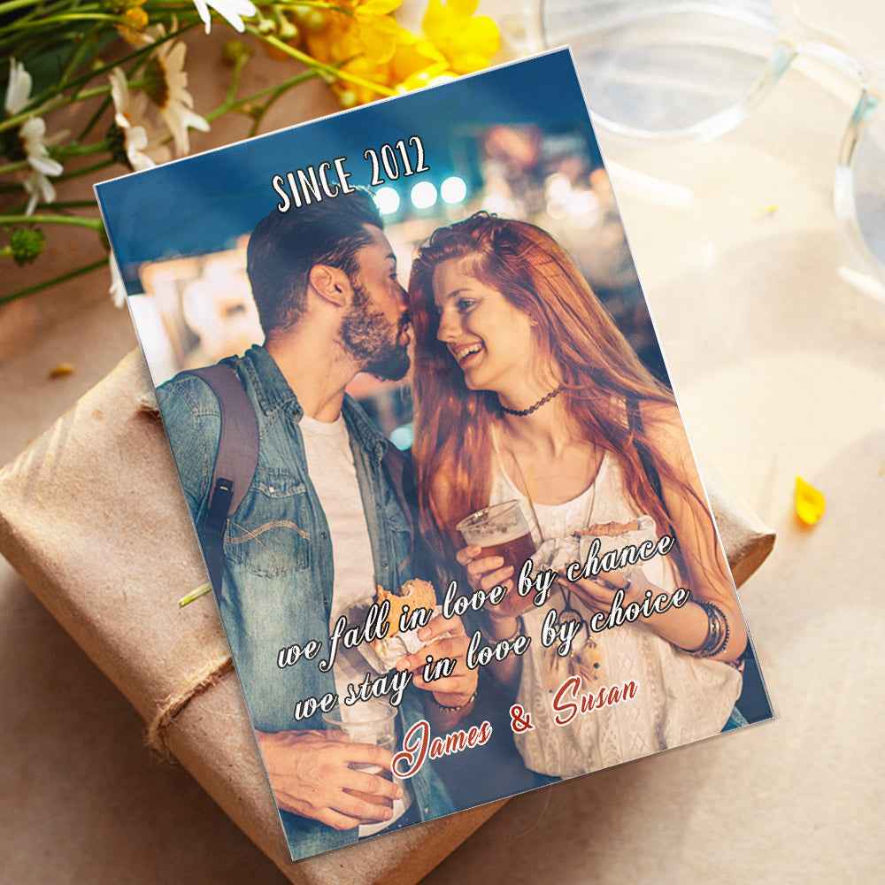 Personalized Stay In Love Custom Photo Led Lamp,Keychain/Plaque/Night Light