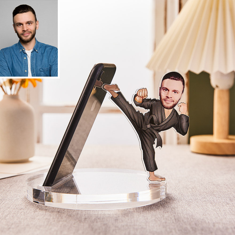 Mobile Phone Stand - Personalised Acrylic Phone Holder Stand for Car & Home