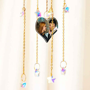 Custom Photo Wind Chimes Colorful Star Pendant Creative Gifts