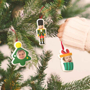 Personalized Christmas Tree Ornament Hanging Doll Decoration for Christmas Gift 3 Pcs