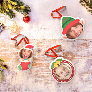 Personalized Christmas Ornament Hanging Doll Christmas Decoration Gift 3 Pcs
