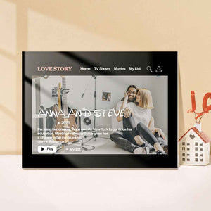 Mother's Day Gifts Custom Movie Poster Plaque Personalized Photo Plaque with Text Gift For Her