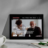 Valentine's Day Gifts Custom Movie Poster Plaque Personalized Movie Poster Sign Personalized Photo Plaque Gift