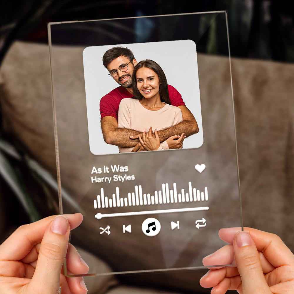 Custom Plaque Memorial Music Plaque Couples Anniversary Gift Love Song Couple Gifts for Him