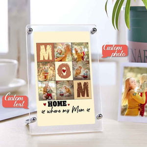 Custom Photo Plaque Gift Mom Collage Plauqe Mother's Day Photo Gift
