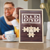 Personalised Dad Puzzle Plaque | You Are The Piece That Holds Us Together | Unique Father's Day Gift