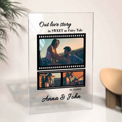Personalized Couple Photo Film Roll Anniversary Gift Custom Couples Photo Gift for Her Him
