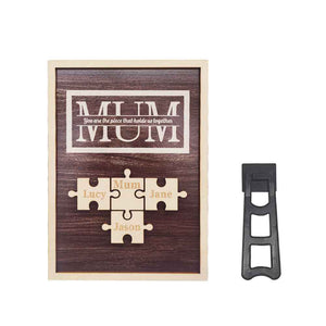Personalised Mum Puzzle Plaque You Are the Piece That Holds Us Together Gifts for Mum