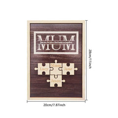 Personalised Mum Puzzle Plaque You Are the Piece That Holds Us Together Gifts for Mum