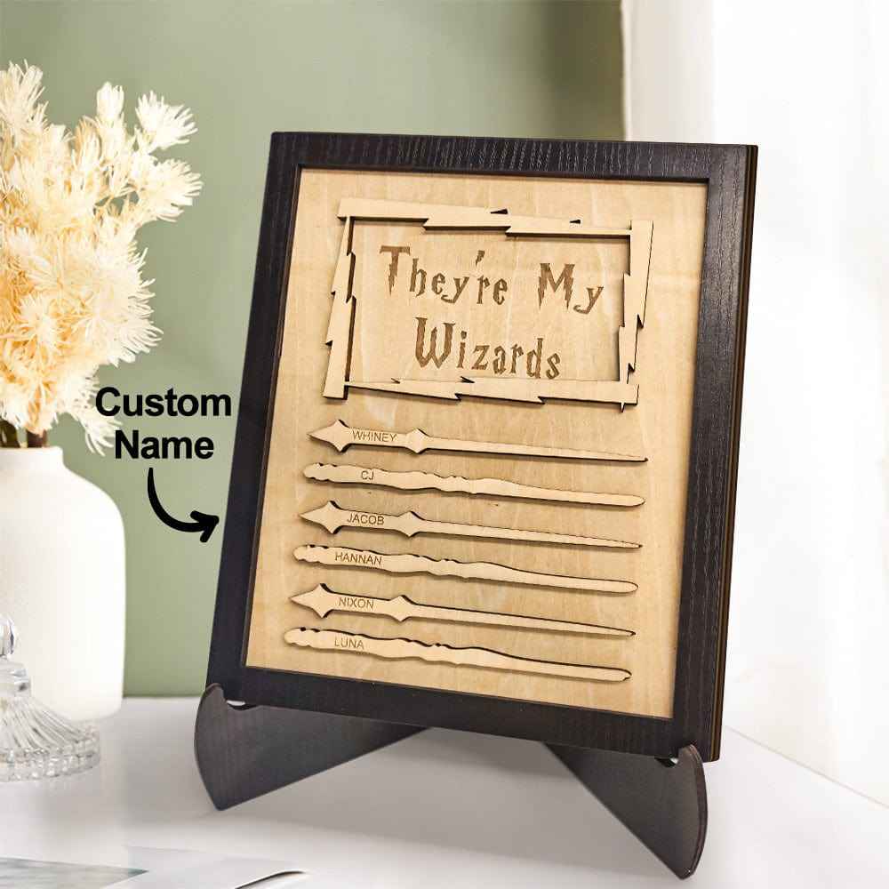 Custom Engraved Ornament Wand Home Decor Sign Gifts for Dad