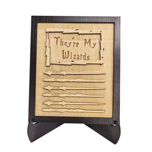 Custom Engraved Ornament Wand Home Decor Sign Gifts for Dad