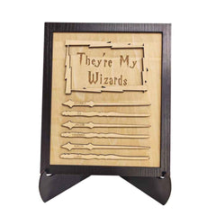 Custom Engraved Ornament Wand Home Decor Sign Gifts for Dad