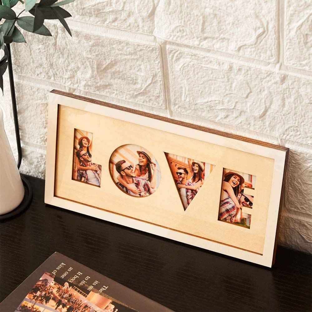 Custom Photo LOVE Wall Sign Personalized Picture Warm Decoration