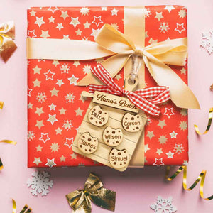 Personalized Family Ornament Custom Family Name Christmas Cookie Ornament Gifts