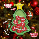 Personalised Name Christmas Shocker Ornament - Custom Family Xmas Keepsake Gift