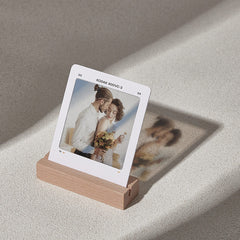 Custom Photo Projection Ornament - Personalised Light & Shadow Keepsake