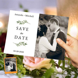 Custom Wedding Invitations - Personalized Save the Date Cards