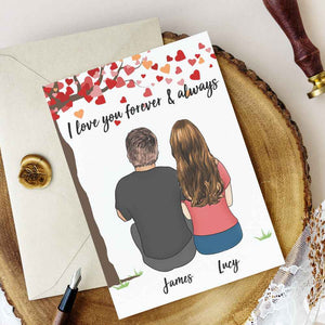 Personalized Card/Plaque/Night Light Custom Couple Gifts Valentine's Day/Anniversary Gifts