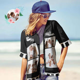 Custom Photo Hawaiian Shirt Personalised Hawaiian Shirt Gift for Woman - Happy Family