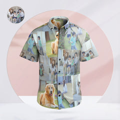 Custom Photo Hawaiian Shirt - Personalise with 5 Photos | UK Made