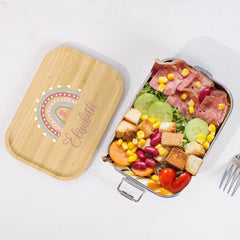 Personalised Children's Stainless Steel Lunch Box with Name | Back to School Gift