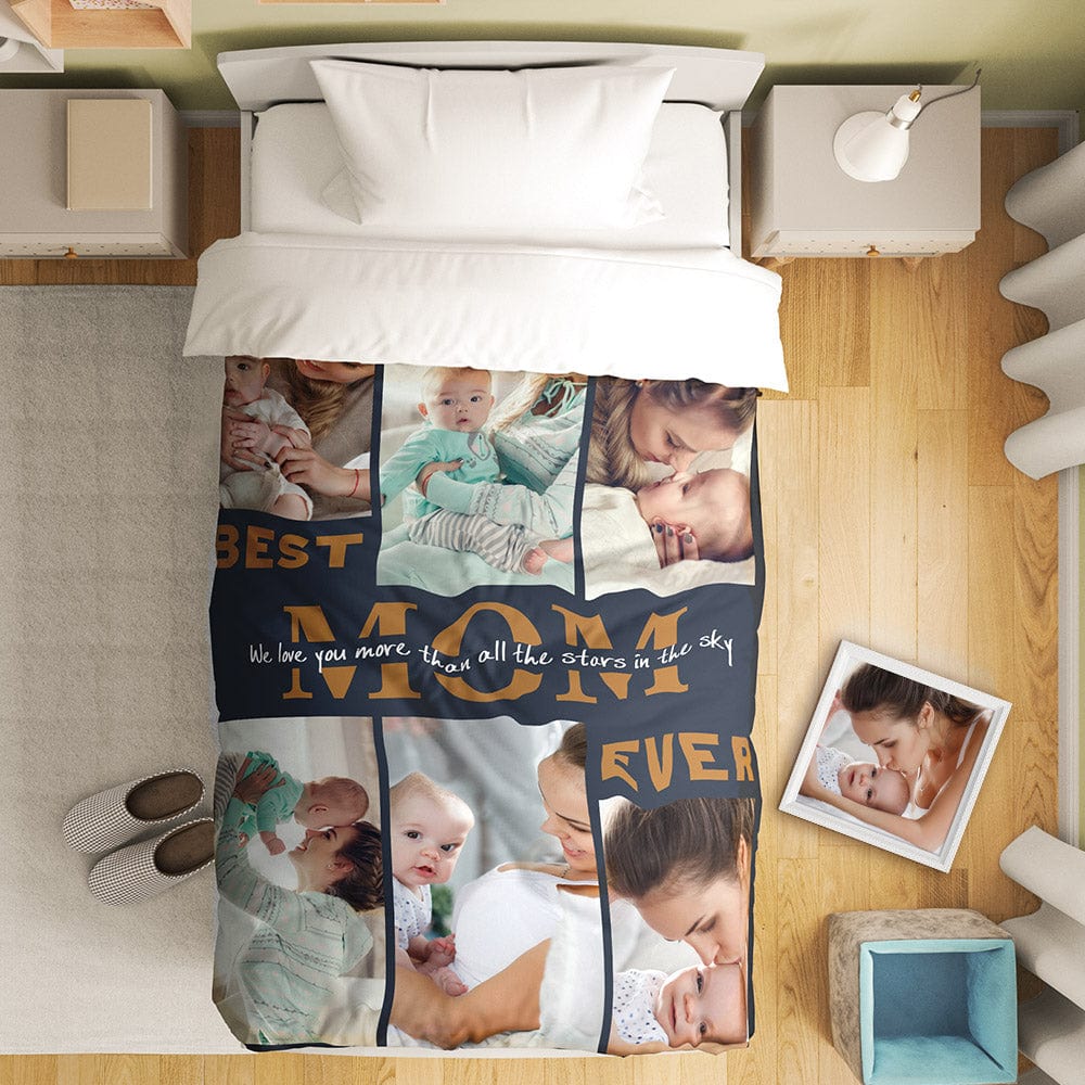 Personalised Photo Duvet Cover - Custom Collage Bedding Set | Unique Gift