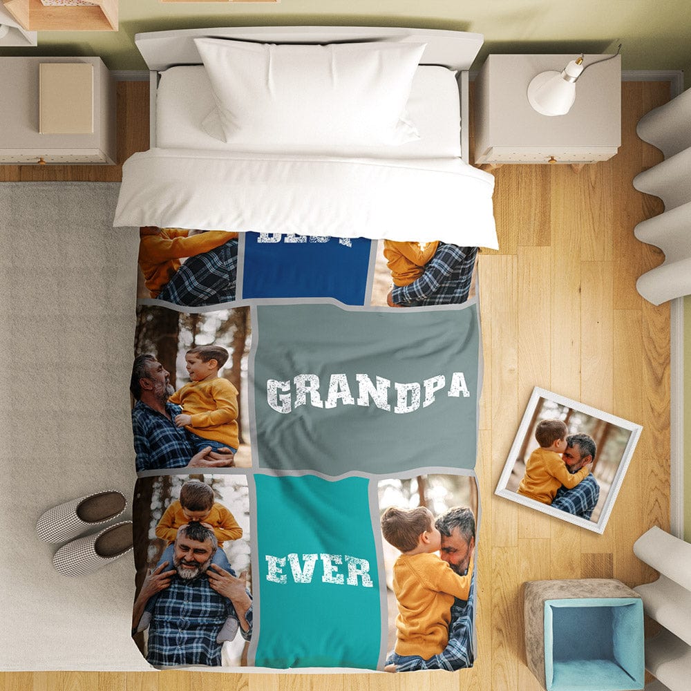 Personalised Photo Duvet Cover - Custom Collage Bedding Set | Unique Gift